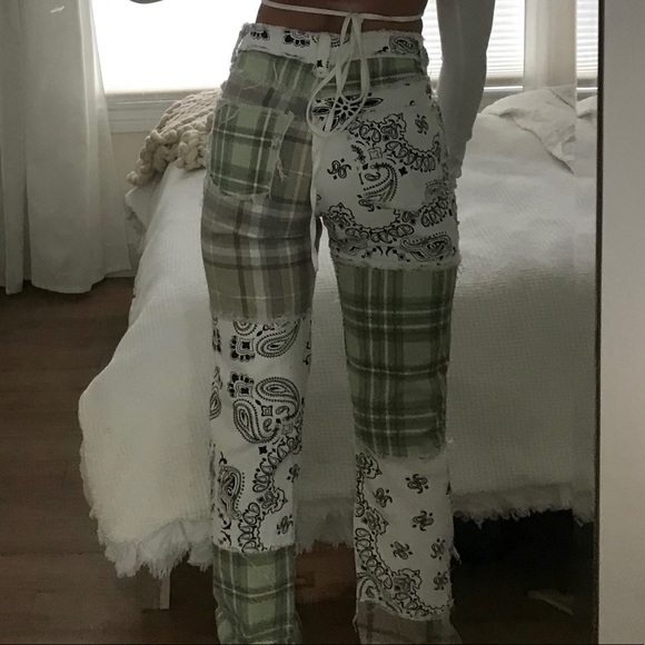 Jaded london patchwork jeans - Picture 3 of 5